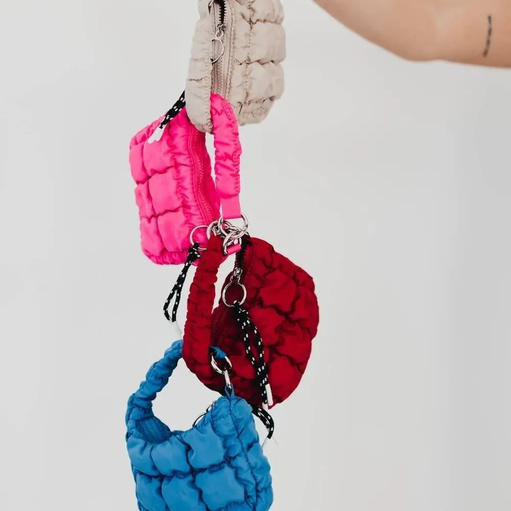 Rylyn Mini Puffer Bag Charm – Red